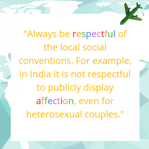 top tip: always be respectful in public LGBTQ or Heterosexual