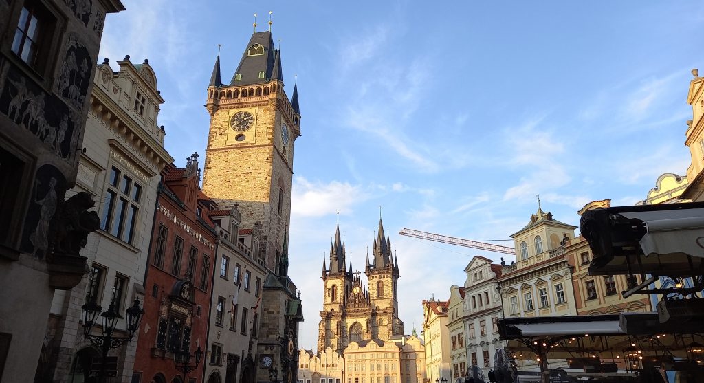 Prague town square