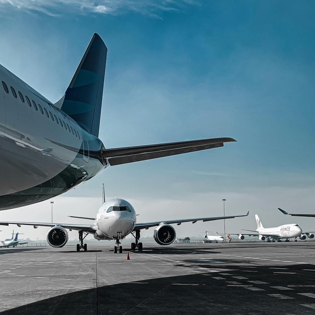 2 Planes on the runway